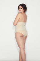 Wysokie figi wyszczuplające IGA INTENSE 6XL-9XL beż