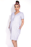 Koszulka Mama Dress szara