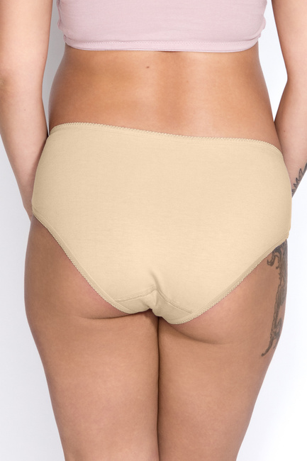 Figi Mama Panty beżowe