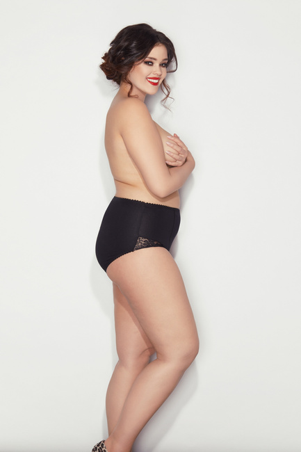 Figi bawełniane ELA SUPER czerń 6XL-9XL