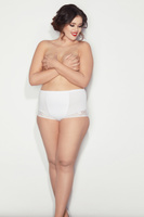 Figi bawełniane ELA SUPER biel 6XL-9XL