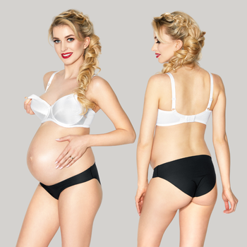 Biustonosz usztywniany do karmienia UMMA biel