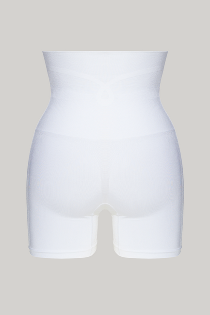 Figi bezszwowe z nogawkami Elite X biel