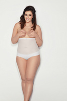 Wysokie stringi modelujące GLAM STRING biel