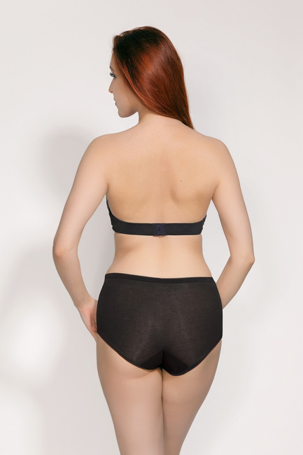 Bawełniane figi Lena Klasyczna czerń