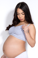 Top do karmienia Easy Bra szary