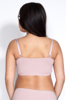 Top do karmienia Easy Bra pudrowy róż