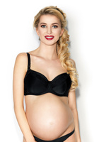 Biustonosz do karmienia Mammi czarny