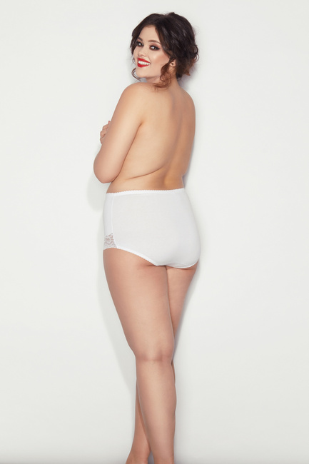 Figi bawełniane ELA SUPER biel 6XL-9XL