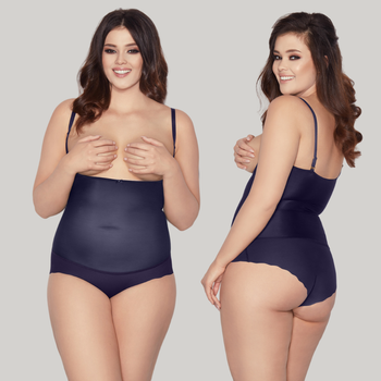 Body wyszczuplające GLAM BODY granat S-XXL