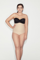 Wysokie figi mocno ściskające L 01 beż