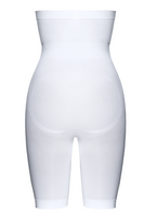 Wysokie figi bezszwowe z nogawkami Elite VI biel