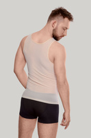 KOSZULKA wyszczuplająca męska BODY PERFECT 180/190 beż 2-pak