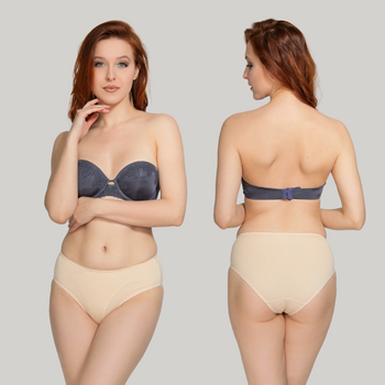 Figi bawełniane ONA beż S-XXL