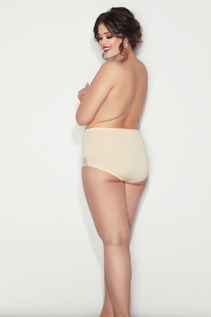 Figi bawełniane ELA SUPER beż 6XL-9XL