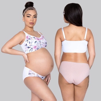 Top do karmienia Easy Bra flowers