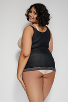 Koszulka wyszczuplająca GLAM TOP czerń 