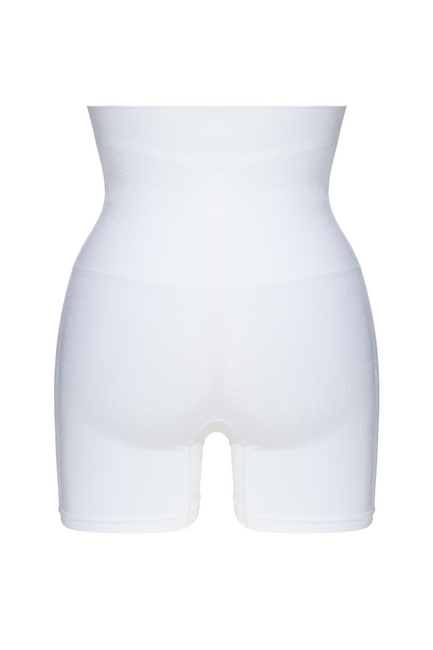 Figi bezszwowe z nogawkami Elite X biel