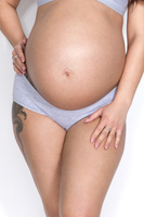 Figi Mama Panty szare