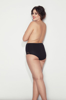 Figi bawełniane ELA MAX czerń 3XL-5XL