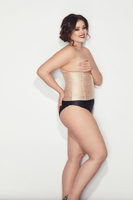 Gorset- pas mocno modelujący TALIA beż