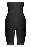 Wysokie figi bezszwowe z nogawkami Elite VI czerń