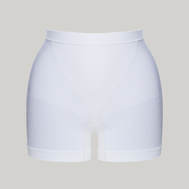 Figi bezszwowe z nogawkami Elite I biel