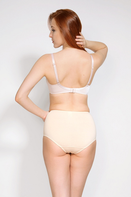 Figi bawełniane ELA beż S-XXL