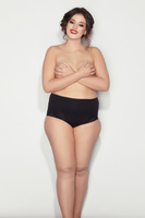 Figi bawełniane ELA SUPER czerń 6XL-9XL