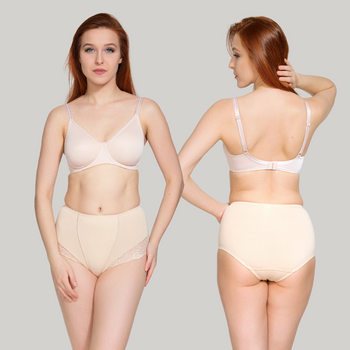 Figi bawełniane ELA beż S-XXL