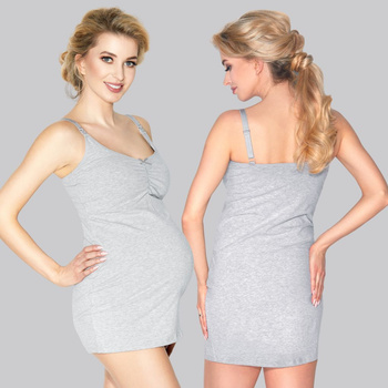 Koszulka do karmienia EASY TANK szara