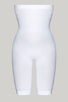 Wysokie figi bezszwowe z nogawkami Elite VI biel