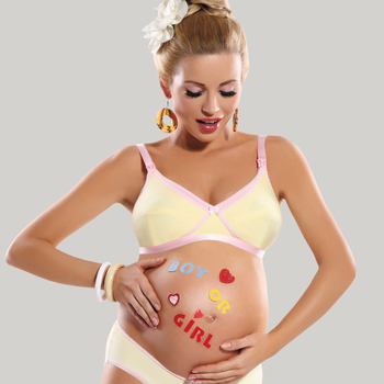 Biustonosz do karmienia Mango Mousse żółty