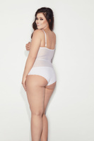 Body wyszczuplające GLAM BODY biel XS-3XL