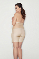 Wysokie figi z nogawkami GLAM FORM 3XL-5XL beż