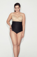 Wysokie figi mocno ściskające L 01 czerń