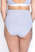 Figi ciążowe na brzuch Mama Belly szary