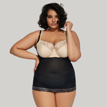 Koszulka wyszczuplająca GLAM TOP czerń