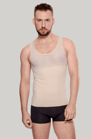 KOSZULKA wyszczuplająca męska BODY PERFECT 180/190 beż 2-pak