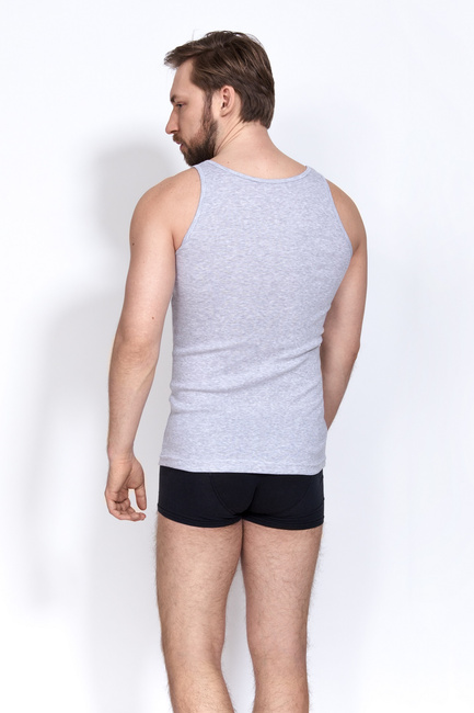 Podkoszulek męski bawełniany szary 3XL-4XL