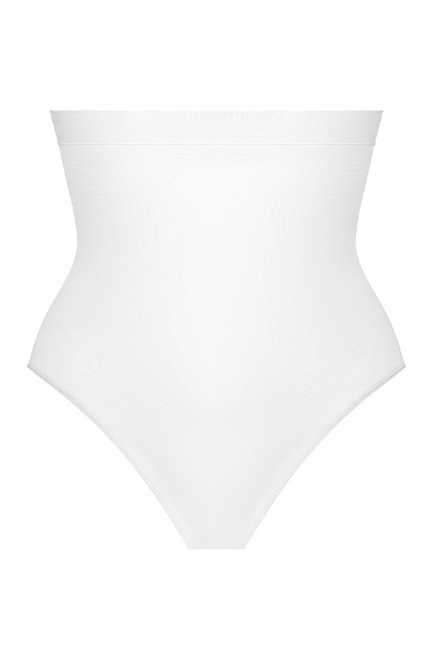 Wysokie figi bezszwowe Elite IV biel