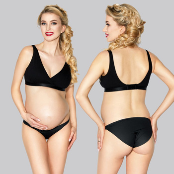 Top ciążowy LILLY czarny