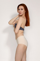 Bawełniane figi Lena Klasyczna beż