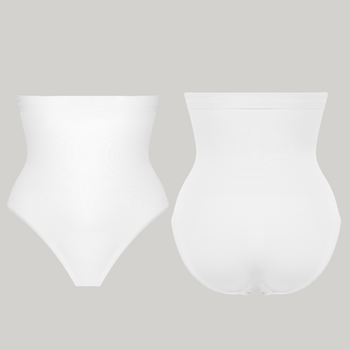 Wysokie figi bezszwowe Elite IV biel