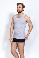 Podkoszulek męski bawełniany szary 3XL-4XL
