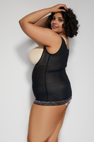 Koszulka wyszczuplająca GLAM TOP czerń 