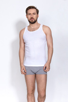 Podkoszulek męski bawełniany biały 3XL-4XL