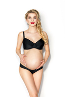 Biustonosz usztywniany do karmienia UMMA czerń