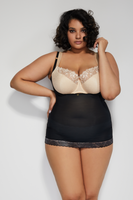 Koszulka wyszczuplająca GLAM TOP czerń 