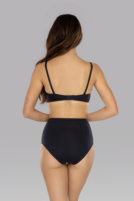 Komfortowe figi bawełniane EVA czerń